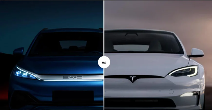 China’s EV Battlefield: BYD Dominates as Tesla and Xiaomi Struggle for Share