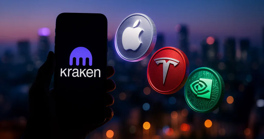 Kraken to Offer Apple, Tesla & More as Tokenized Stocks—24/7 Trading Revolution?