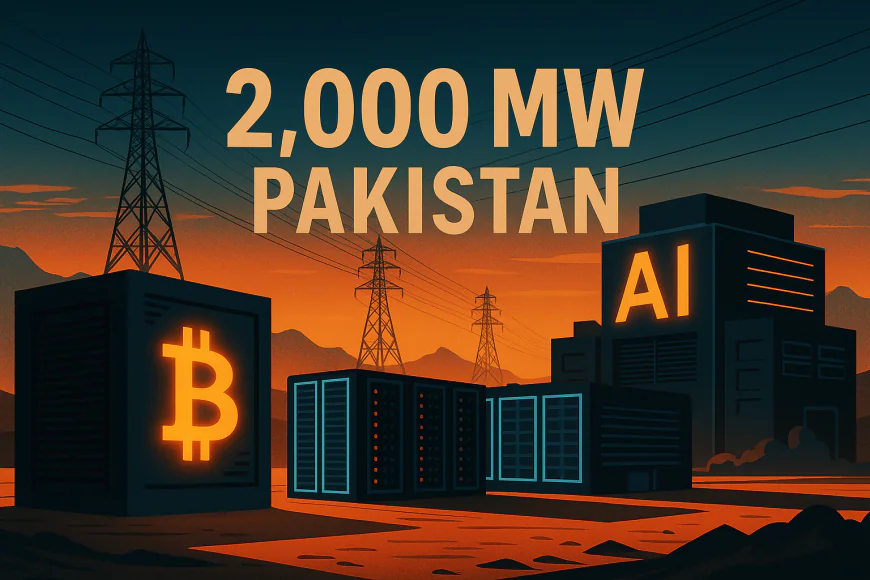 Pakistan’s Bold Move: 2,000 MW Allocated to Power Bitcoin and AI Future